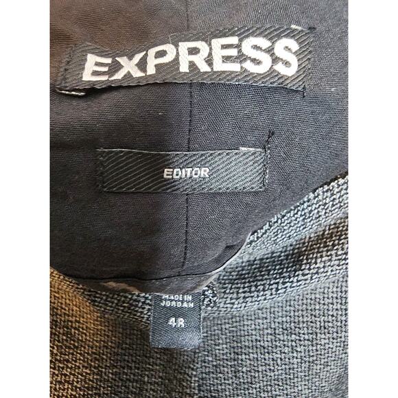 Express Editor 4R Gray/Black Dress Slacks - Picture 4 of 6